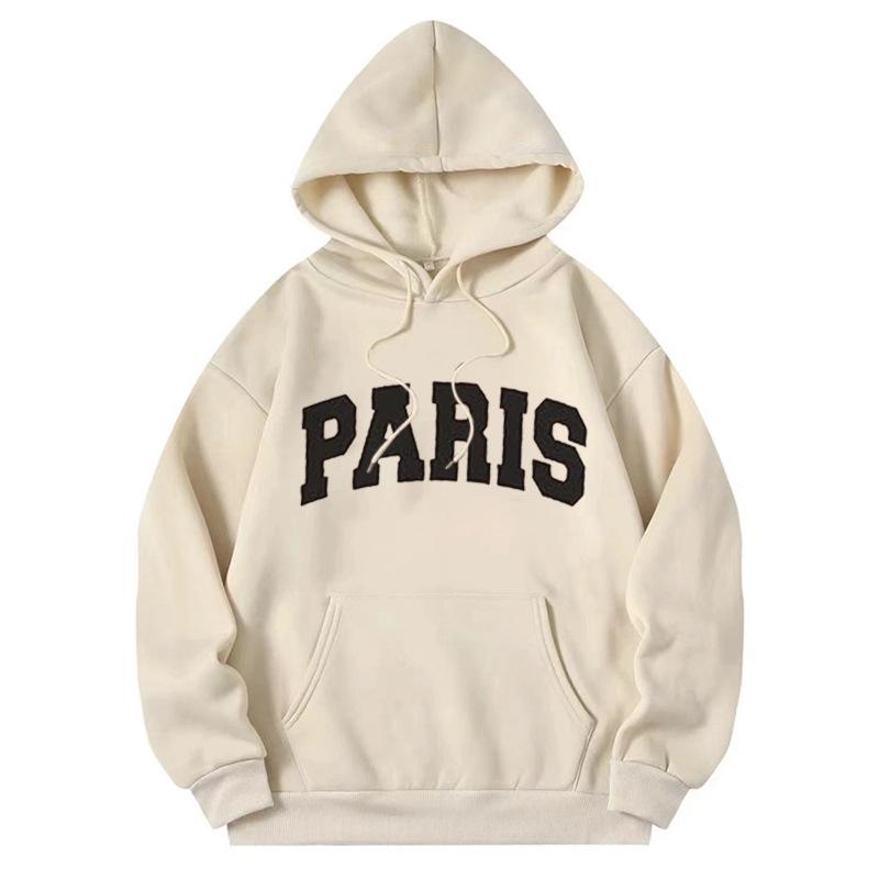 

Женская повседневная толстовка с капюшоном на флисовой подкладке с принтом - Коллекция Осень/Зима 2023. M