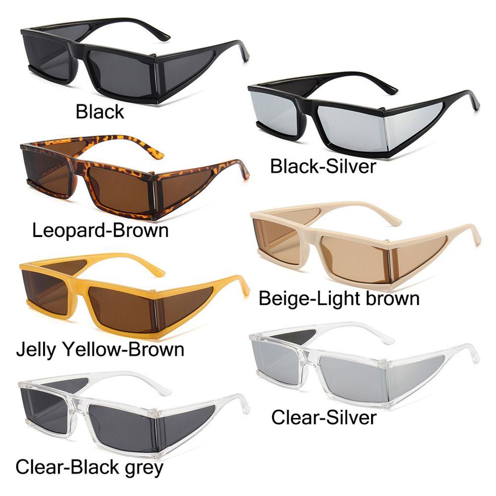 Uv400 Punk Shades Rectangle Sunglasses For Women Small Sunglasses Brand Designer