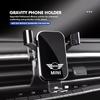 Car Logo Aluminum Alloy Dashboard Phone Bracket Universal Auto Cellphone Holder For MINI Cooper R60 R56 F56 F55 F57 F60 AZ85