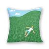 Landscape Home Decoration Square Cartoon Night Scene Sky Grass Printed Pillow Case Abstract Cushion Cover