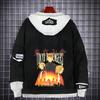 Tokyo Revengers Anime Denim Jacket Fake Two-piece Hoodie Men Youth Streetwear