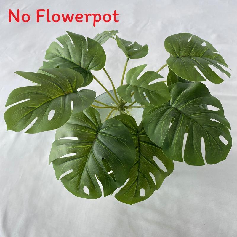 Leaf Realistic Monstera Party Decor Greenery For Home Table Wedding Gift