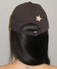 RONRON Star Patch Mixed Applique Ball Cap Charcoal