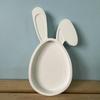 Rabbit Series Tray Molds Lop-Eared Easter Design Gypsum & Epoxy Resin Compatible Dish Storage Plate Home Garden Decor