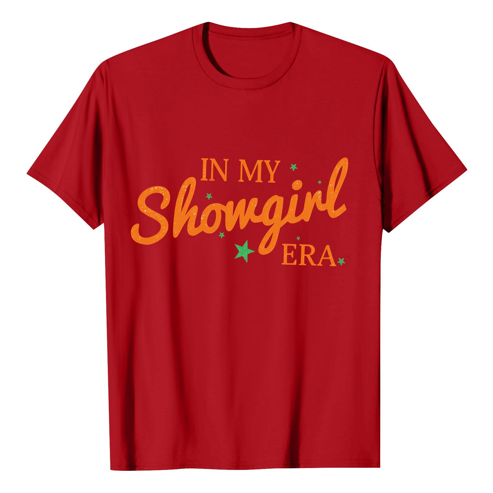 

Унисекс Повседневная футболка с коротким рукавом и принтом букв M красный