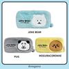 Bear Printed Joke Plush Pencil Case Anime Peripheral Cartoon Cute Bag Storage