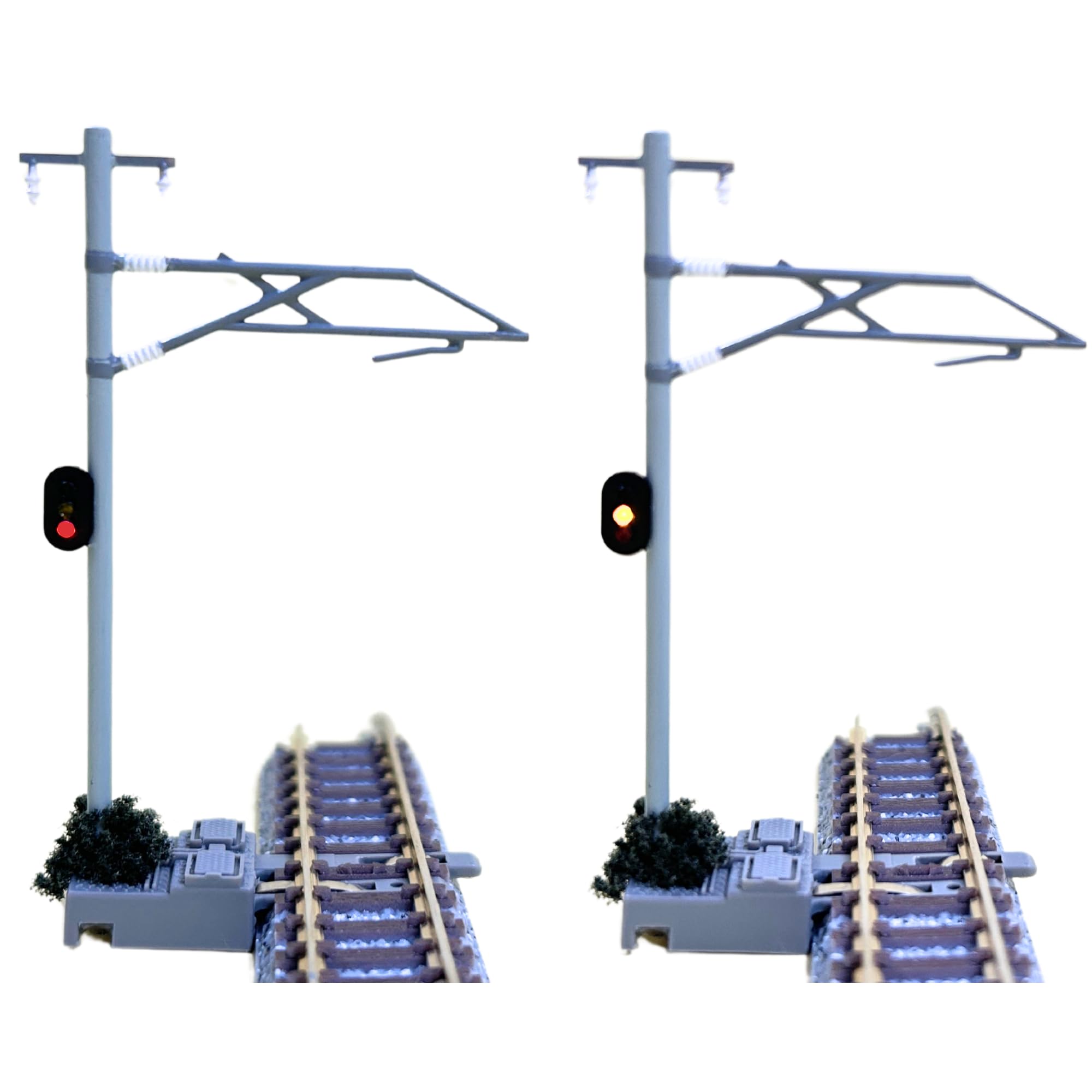 

Железнодорожный макетный сигнал, совместимый только с TOMIX on Rail, светофор, уравнения света, пути, «Поворот где угодно» (3-6 (желтый/красный))