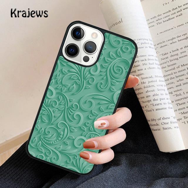 3D Flower Relief Soft Phone Case For IPhone 18 17 Air 16 15 14 Max Plus 11 12 13 Pro Max Phone Cover coque Fundas