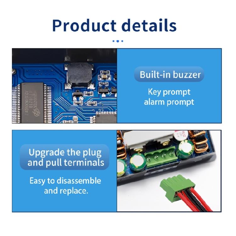 Adjustable Direct Current Bucking Converter Reduced Voltage Regulator Power Module 6-36V To 0-36V Voltage Stabilizer