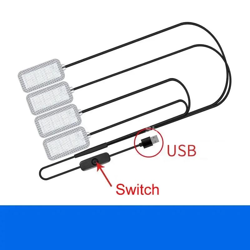 

USB-освещение салона для MG HS MG5 ZS EV MG6 EZS RX8 3 6 7 gs tf zr zt Светодиодная подсветка ног и салона автомобиля Синий синий
