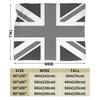 Custom Union Jack Flag Throw Blanket Ultra Soft Cozy Fleece Blankets Portable Lightweight Flannel Blanket for Bed Sofa