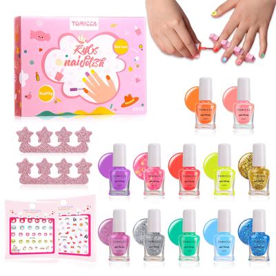 TOMICCA 's Nail Polish, Peelable Nail Polish, Water Soluble Nails, 12 Color Set, Nail Polish, Makeup Set, ' Nails, 's