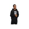 adidas Originals Trefoil Kangaroo Pocket Print Hoodie Unisex Hoodies Black HL4100