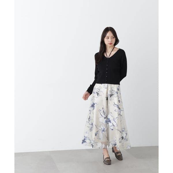 JILL by JILL STUART Sweater [Pre-order: Arrives mid- to late March] 2-Way Halter Cardigan Top, Women's, White