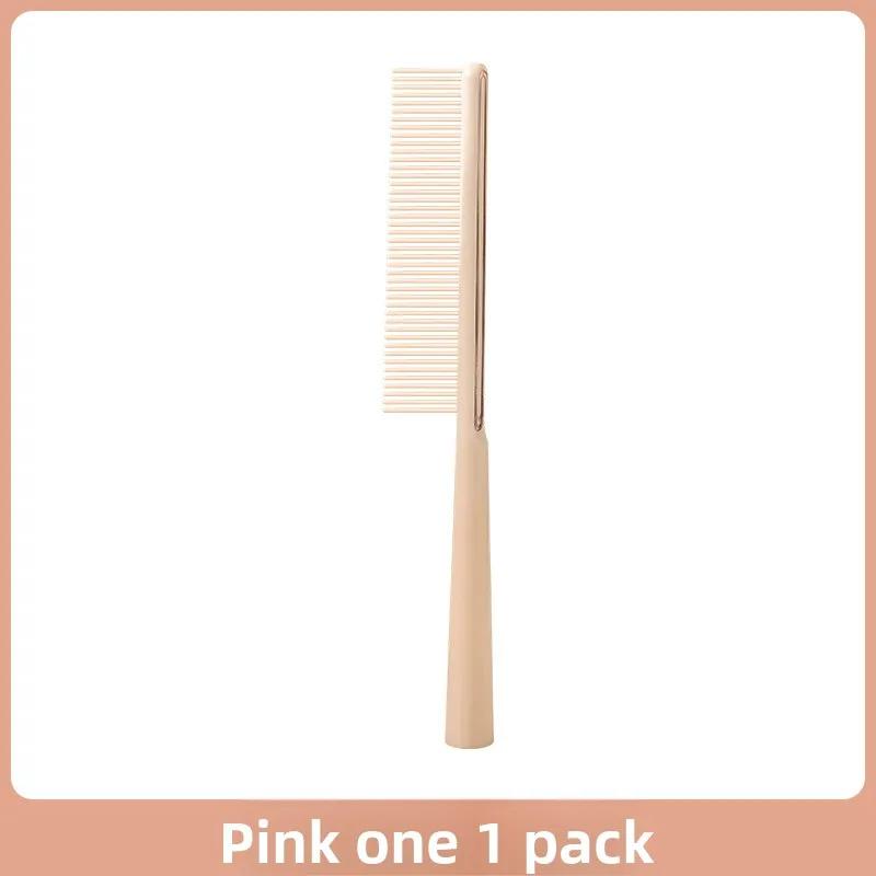 Neuer ultradünner Flachkopfkamm Damen- und Herrenhaar Haarschneiden Friseur Apple Push Edge Professioneller Frisierkamm