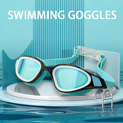 New Fashion Swimming Goggles High Definition Goggles Large Frame Training Equipment Swim Goggles Men Adult