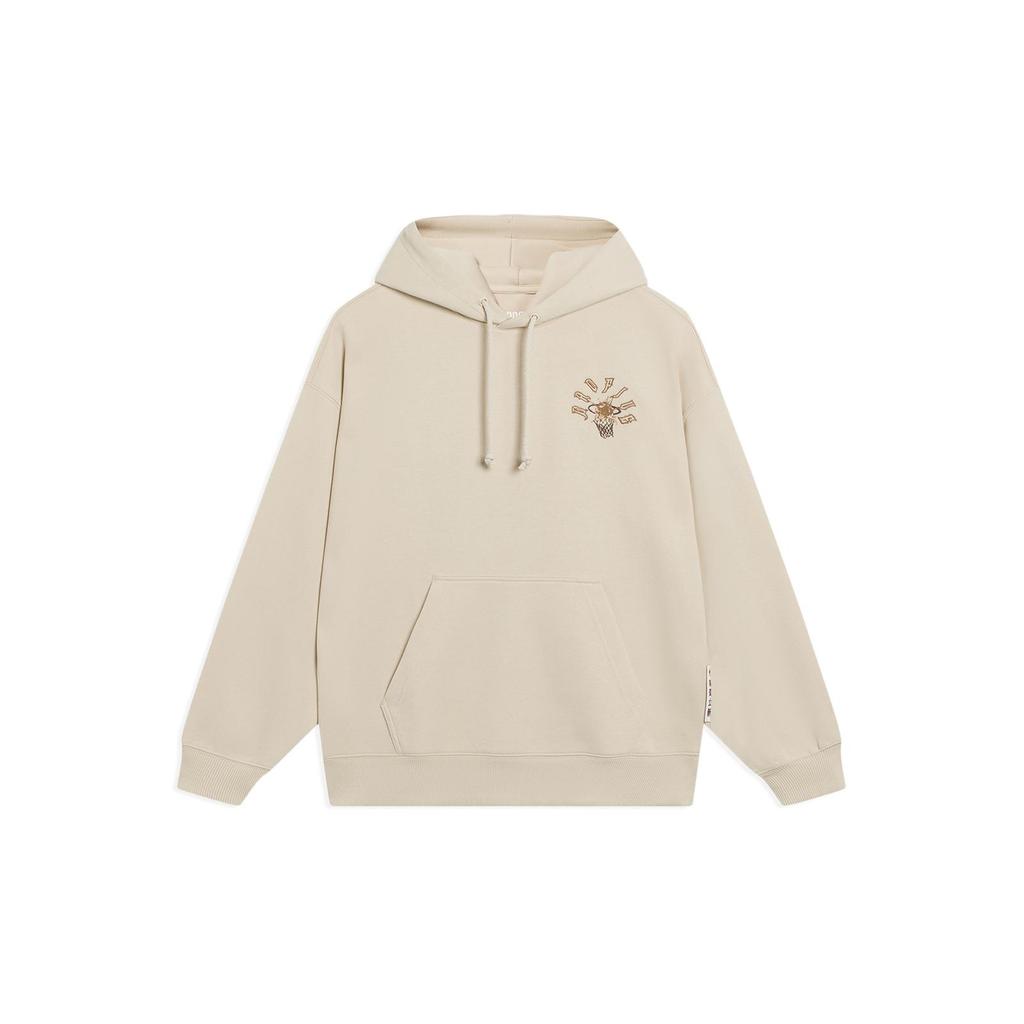 Li Ning Sweatshirt Unisex Helles Milchbraun AWDT089-1