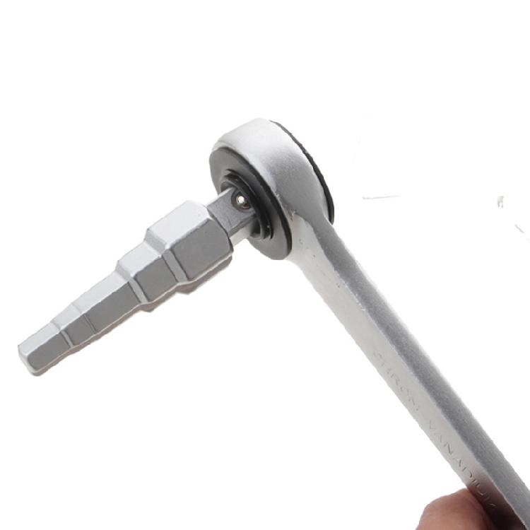 High Carbon Steel Radiators Step Wrenches Adapter 5 Hex Head Design Connectors For Valves Maintenance And Repair