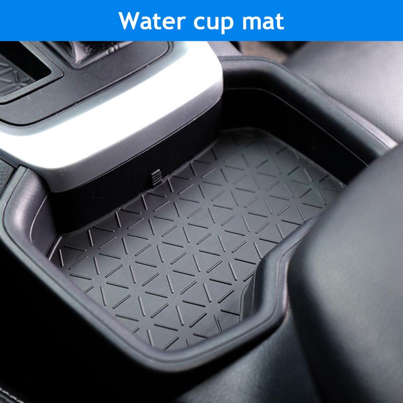 Car Silicone Central Console Organizer Pad Main Co-pilot Storage Box Protect Mat Tray Storage for Toyota RAV4