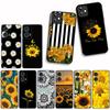 For Samsung Galaxy A55 A54 A25 A36 A17 A26 A35 A33 A34 A14 A37 S8 S9 S20 S21 FE S10 Plus Phone Case Sunflower Flower Yellow