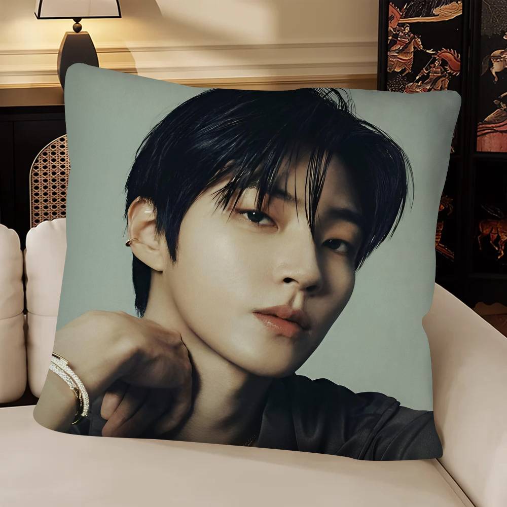 Korean Actor HHwang Inyoup Pillow Case Fashion Square Pillowcase Bedroom Sofa Room Ins Decoration Leisure