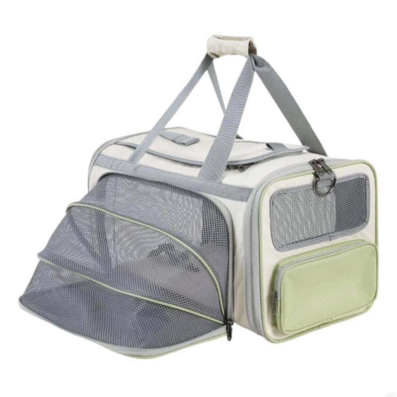 Cats-in-bag Carriers for Puppies Carry Bag Outdoor Travel Shoulder Carriers Sightseeing Bag Window J0MC