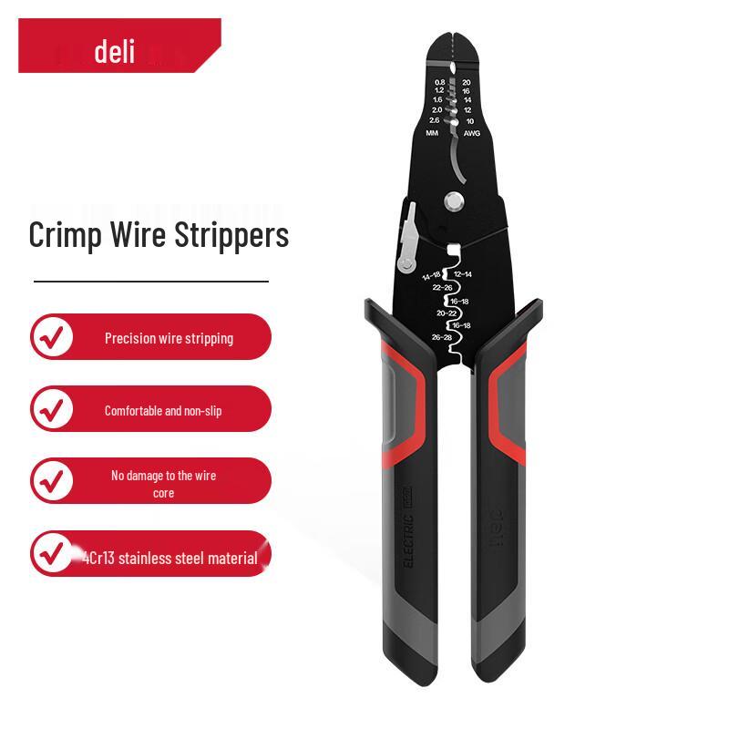 Deli Multi-functional Needle-nose Electrician Pliers