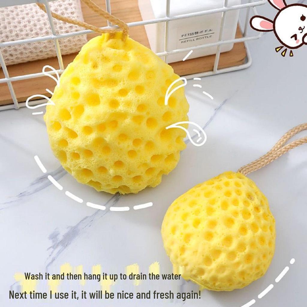 Super Soft Honeycomb Exfoliating Bath Sponge for Kids & Women