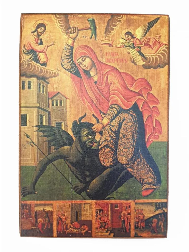 Ikone Prinz Wladimir Dekorative Platte 20x30cm