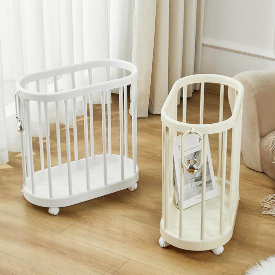Dirty Clothes Basket with Wheels Large Capacity Moisture-Proof Versatile Slim Clothes Hamper Organizer with Sturdy Metal Frame