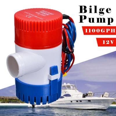 12V Elektrikli Pompa 1100GPH Deniz Sintine Pompası Dalgıç Tekne Su Pompası