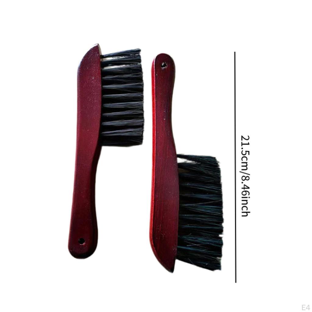 Pool Table Brush Billiards Rail Portable Practical Cleaning Tool Wooden Handle for Club
