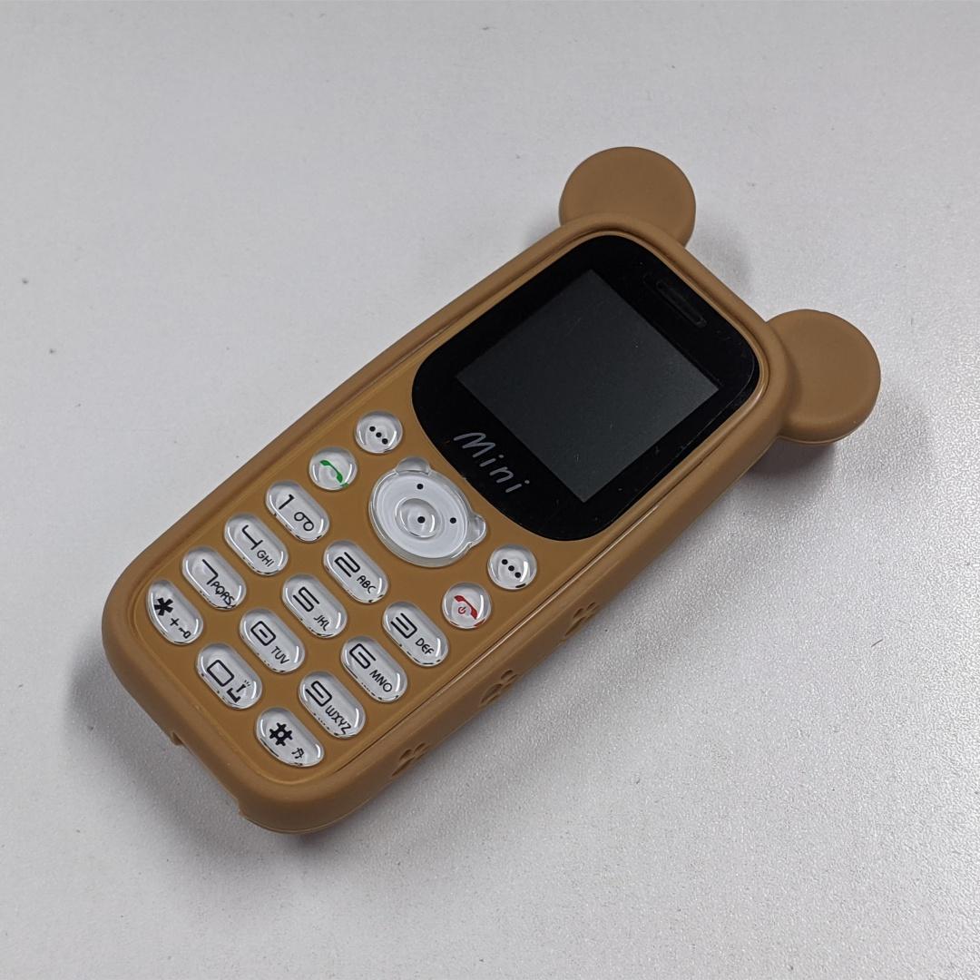 

H21 Мини Мультяшный Мобильный Телефон Стиль Маленького Медвежонка 1,44 дюйма MTK GSM 2G Студенческий Телефон Дешевый Телефон с Функциями Поддержка Фонарика FM-радио коричневый