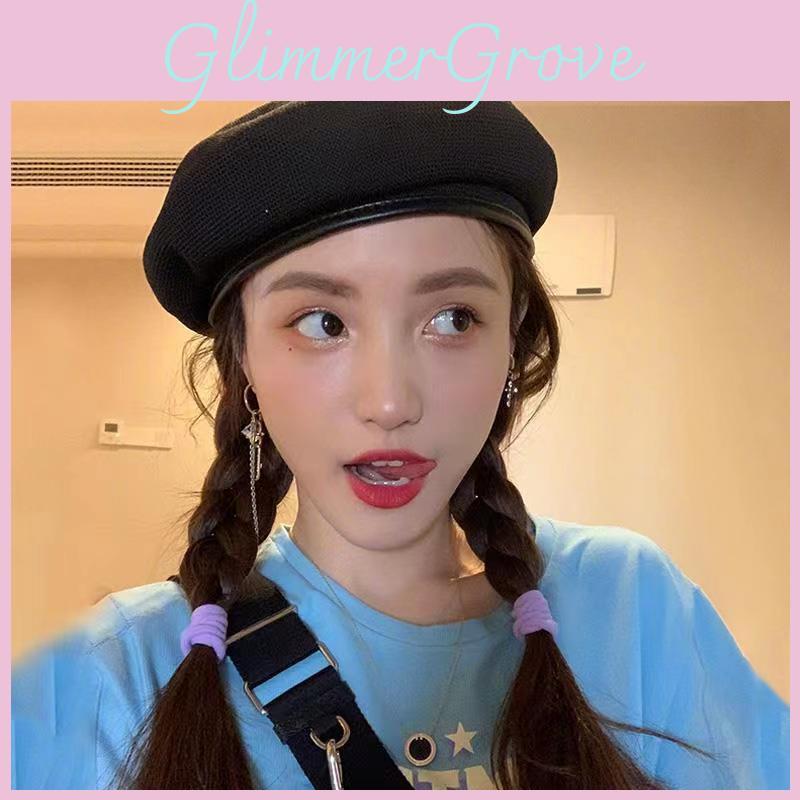 Khaki Beret Stylish For Women Lightweight Spring Autumn Chic Hat Casual