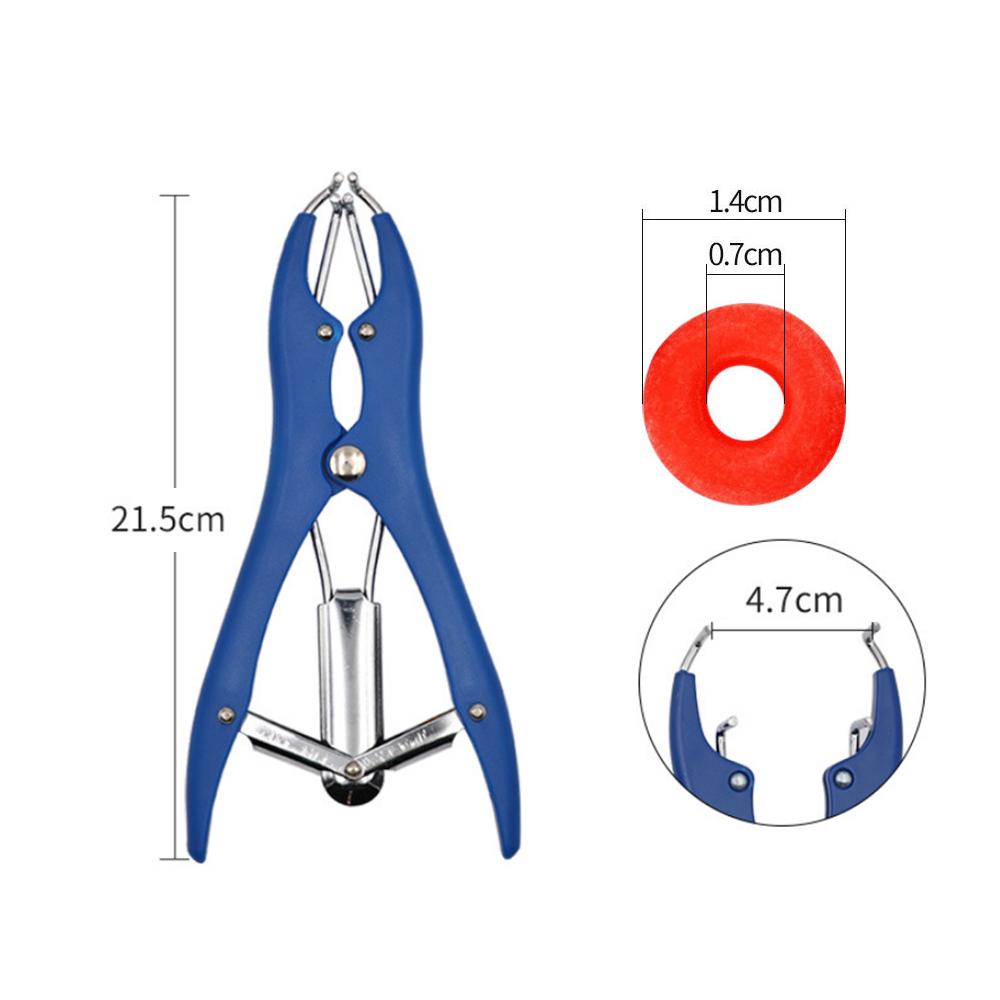100 Anelli Di Gomma Per Castrazione Animali - Per Ovini, Bovini E Capre - Foto 5