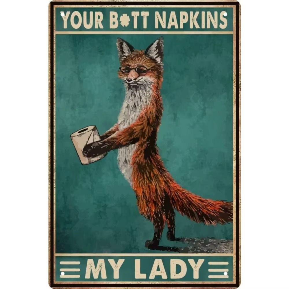 Tin Sign Retro Metal Plaque Painting Wall Decor 20x30cm
