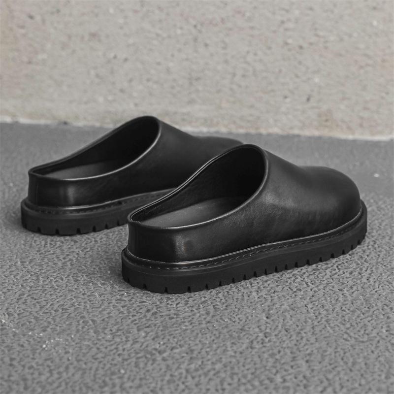 2024 Letní Retro Britský Styl Ležérní Pracovní Obuv Pantofle - 18887-A