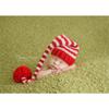New wool hand-knitted children's photography long tail hat, newborn cartoon sweater hat, Christmas long hat