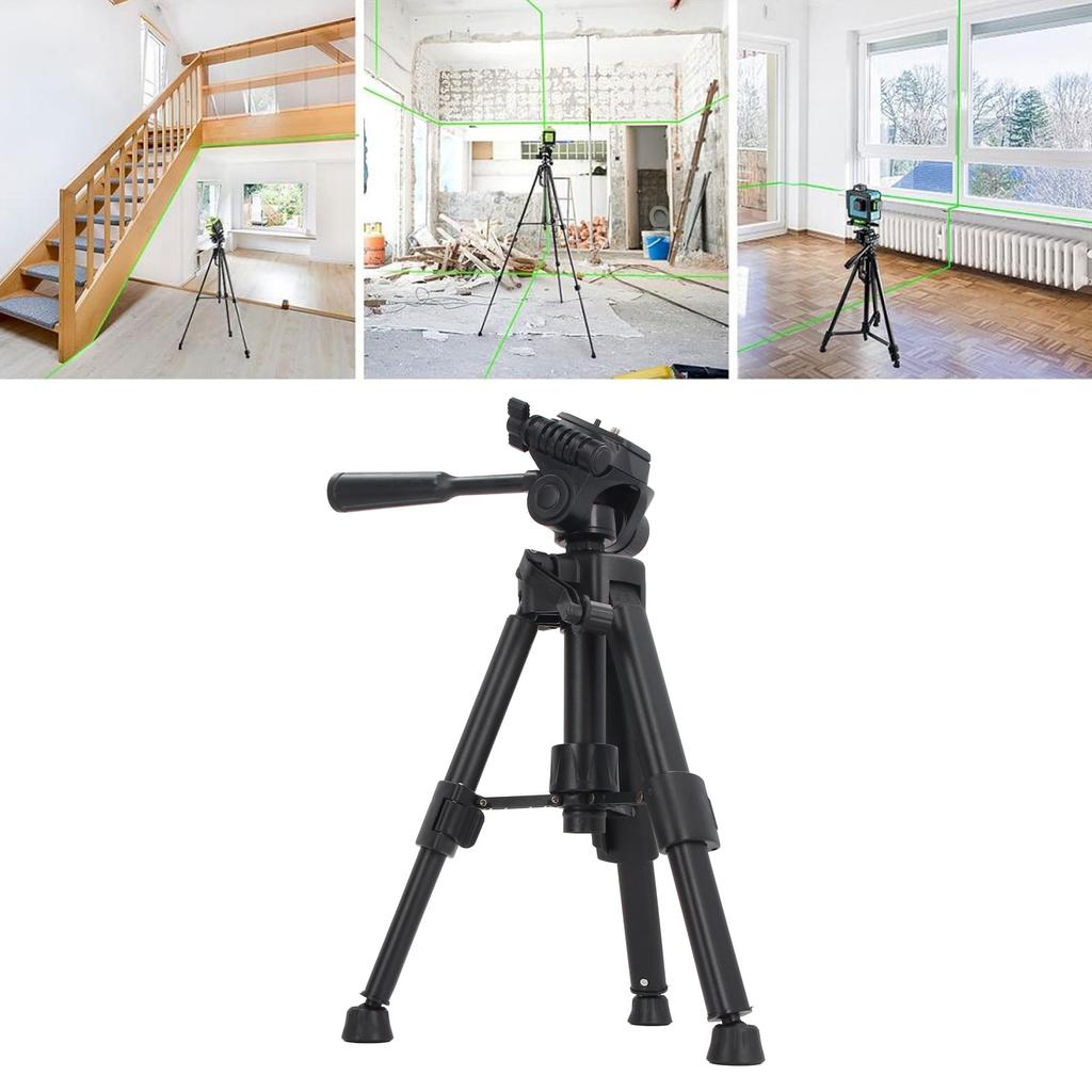 Telescopic Level Tripod 360 Degree Rotatable Horizontal Vertical Tripod Thickened Camera Clamp Suppo