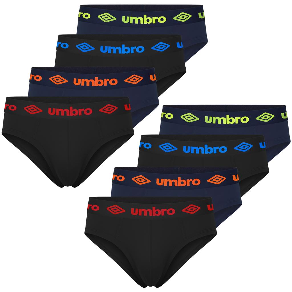 Umbro Briefs, Men's Briefs, Cotton, Set, 8 Pieces