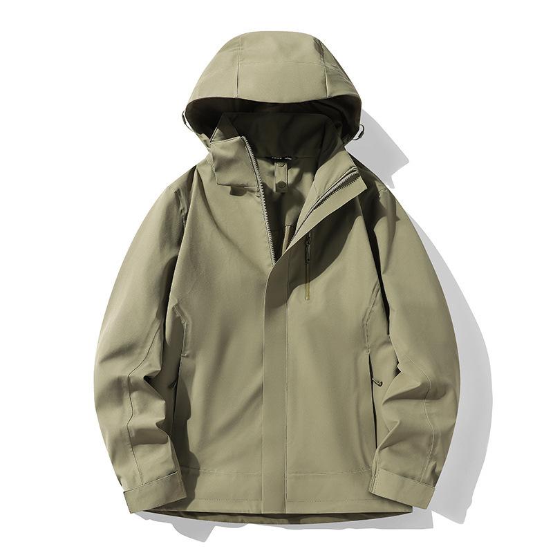 Outdoorová hardshell bunda jarní a podzimní pánský ležérní sportovní kabát nepromokavá větruodolná funkční bunda Horolezecké oblečení