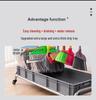 Movable Floor-Standing Stainless Steel Broom and Mop Holder