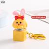 Santa Claus Pressing Sound Keychain Music Sound Keychain Pendant Christmas Decorations Hanging Xmas Navidad Decoration Supplies Present