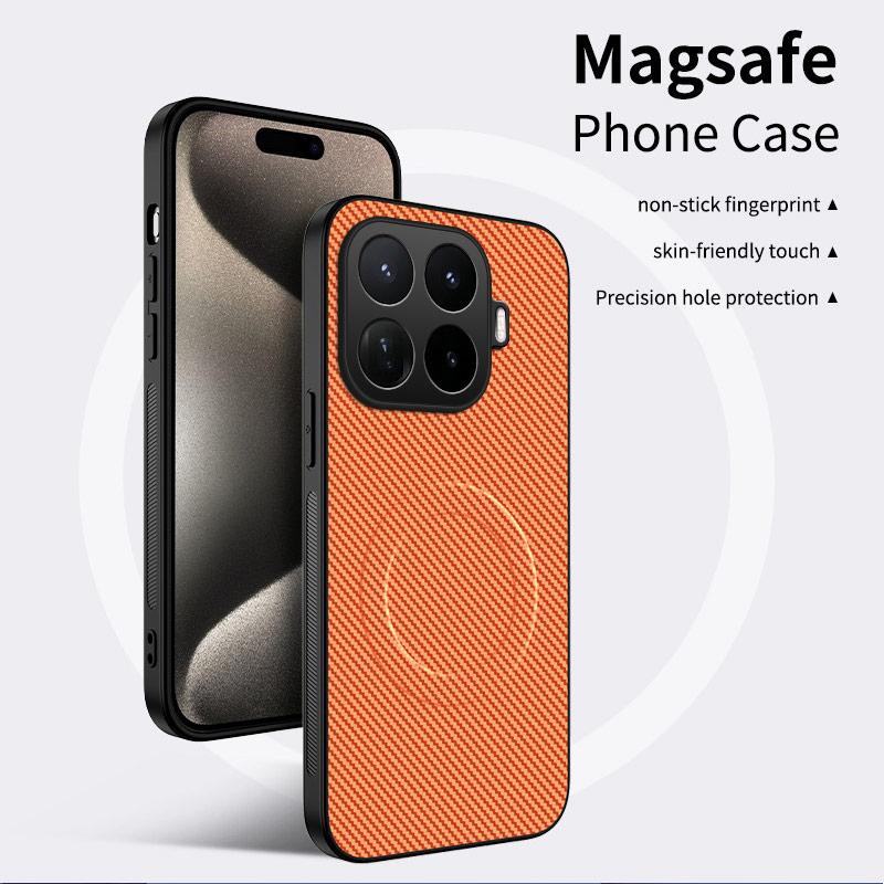 For Xiaomi 17T 17T Pro Case Business Carbon Fiber Pattern Magnetic Anti-Fingerprint Shockproof Cover For Xiaomi 17 T/Pro Funda