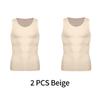 Men Compression Vest Sleeveless Shapewear Slimming Body Shaper Shirt Gym Workout Corset Tummy Control Tank Top Abs Abdomen