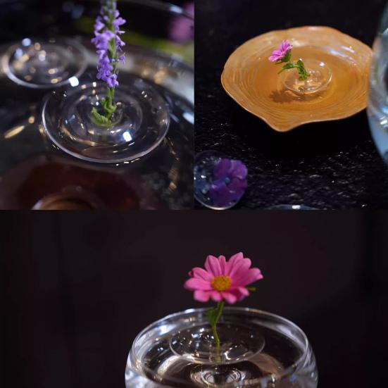 Floating Flower Stem Holder Clear Floral Arrangement Holder Floating Flower Vase