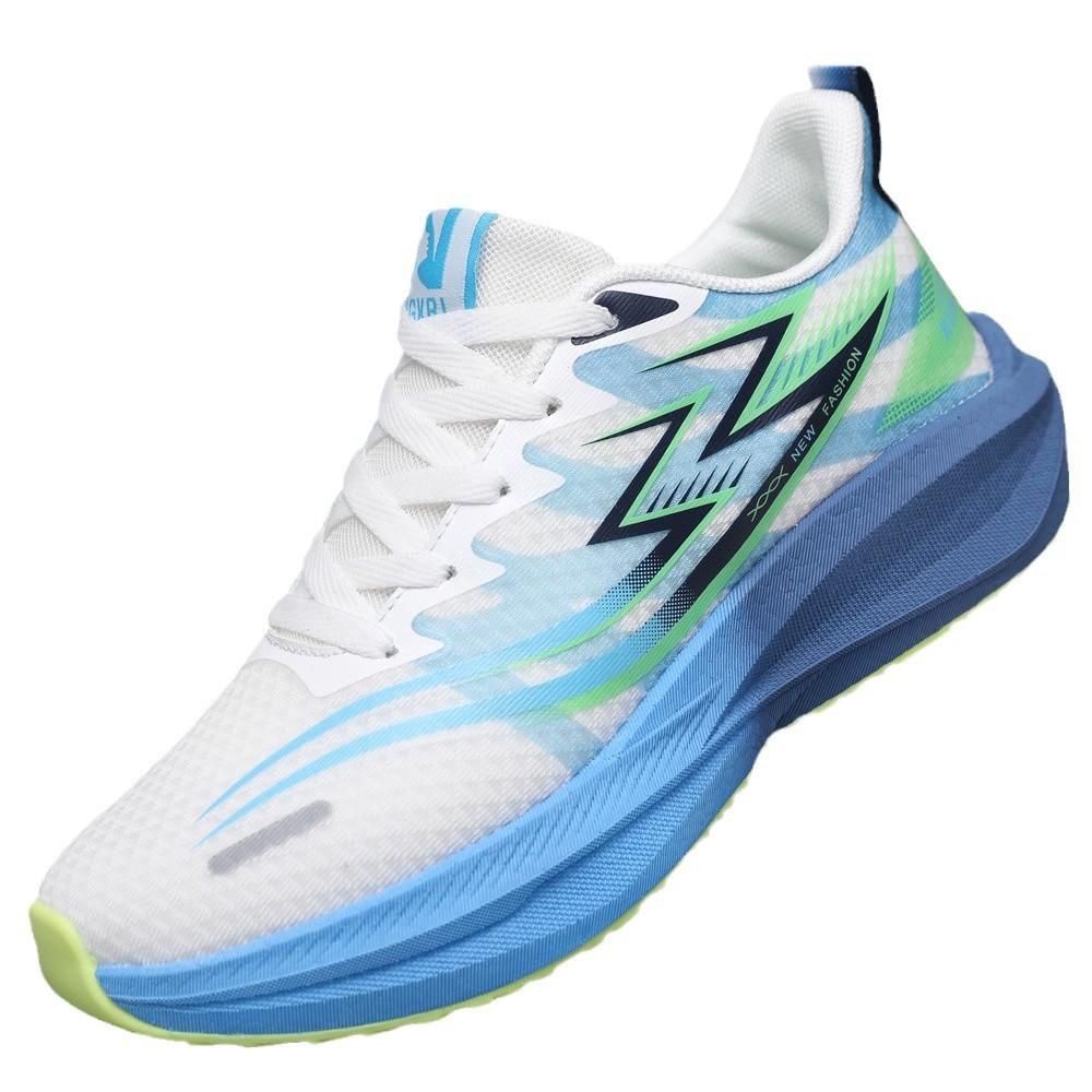 Outdoor-Laufschuhe 22 neue Jugend-Karbonplatten-Stoßdämpfung Sportschuhe atmungsaktiv weiche Sohle Freizeitschuhe