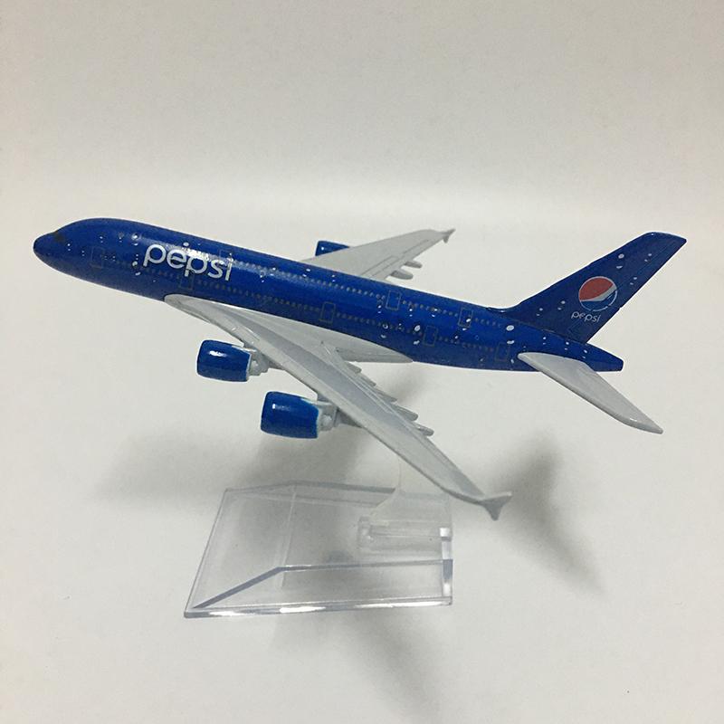 Jason Tutu 16cm Concorde Airplane Model Aircraft Diecast Model Metal 1:400 Airplane Air Bus A380 Toy Gift Collection