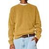 Men's Loose-fitting Casual Round Neck Long-sleeved Knit Top