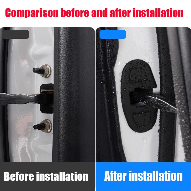 for Toyota Land Cruiser Prado 250 Series 2024 Silicone material door lock buckle for car door limiter protective cover